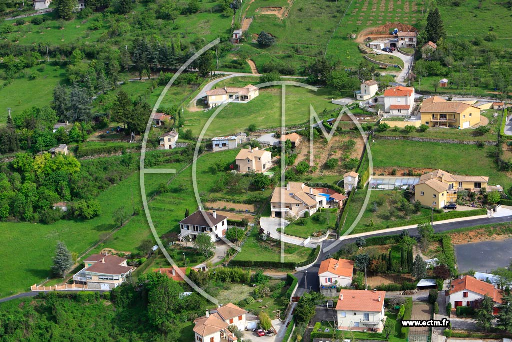 Photo arienne de Millau (La Countal)