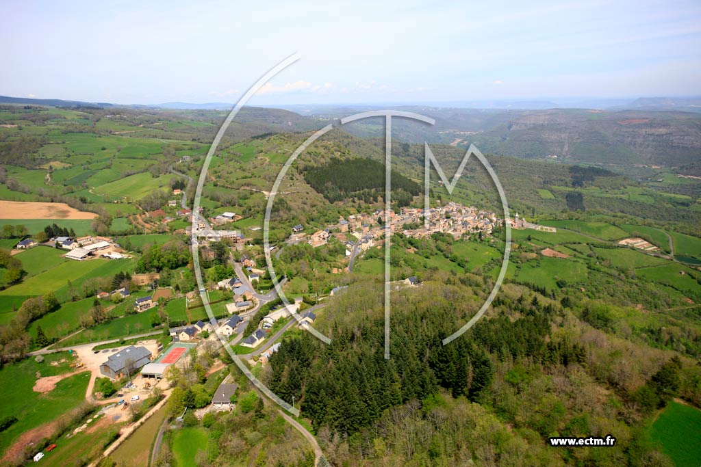 Photo arienne de Montjaux