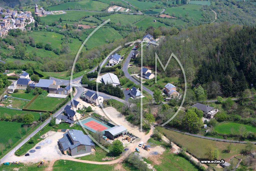 Photo arienne de Montjaux