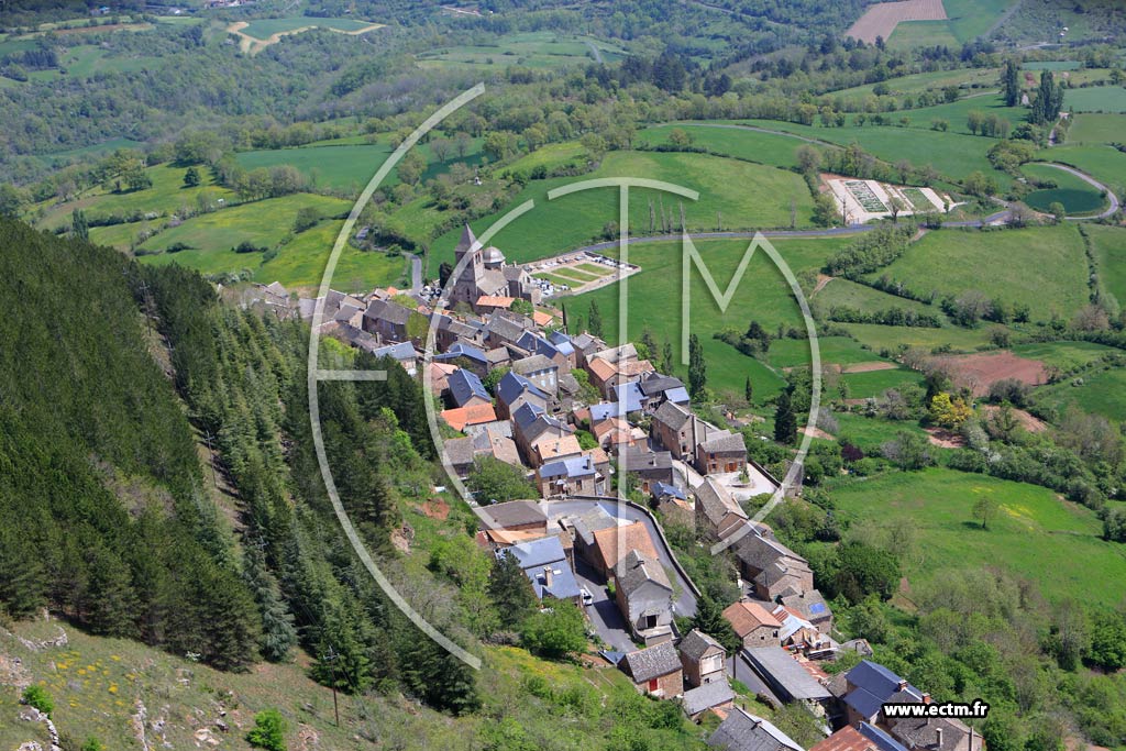 Photo arienne de Montjaux