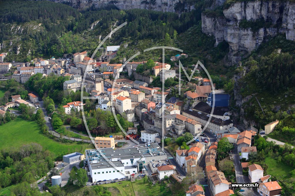 Photo arienne de Roquefort-sur-Soulzon