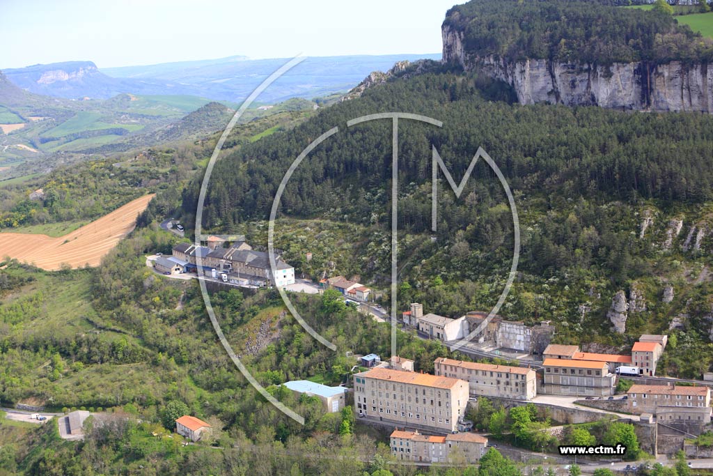 Photo arienne de Roquefort-sur-Soulzon