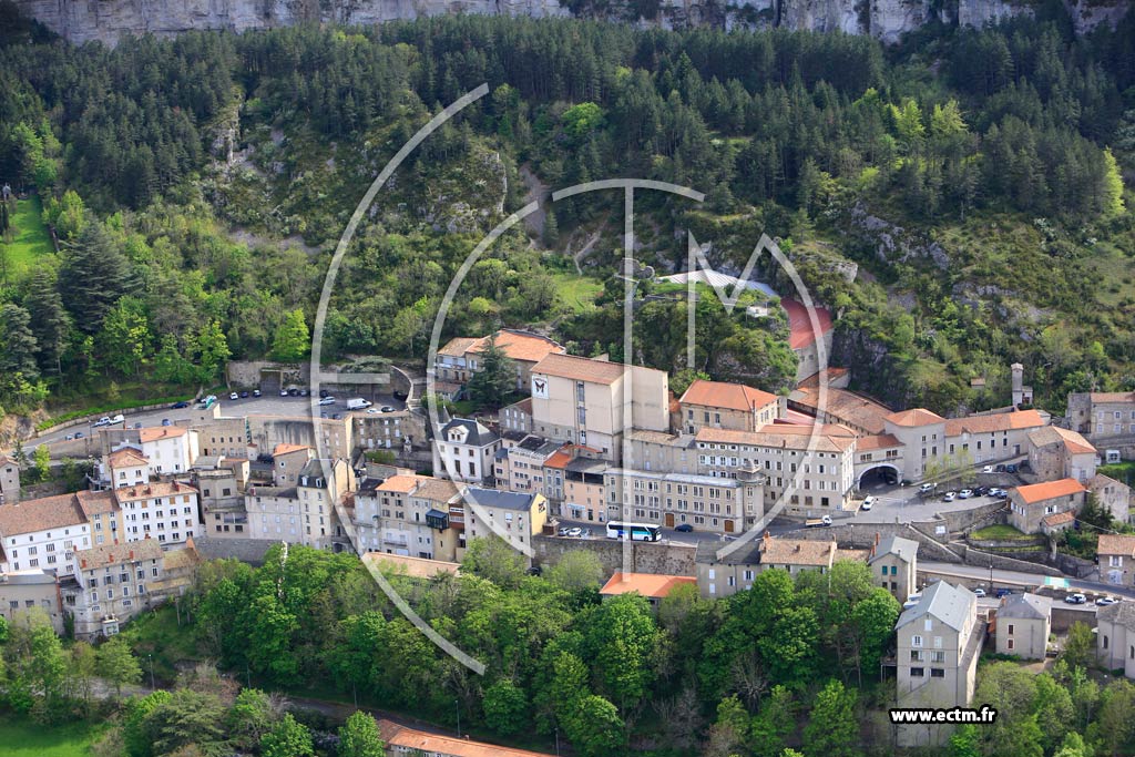 Photo arienne de Roquefort-sur-Soulzon