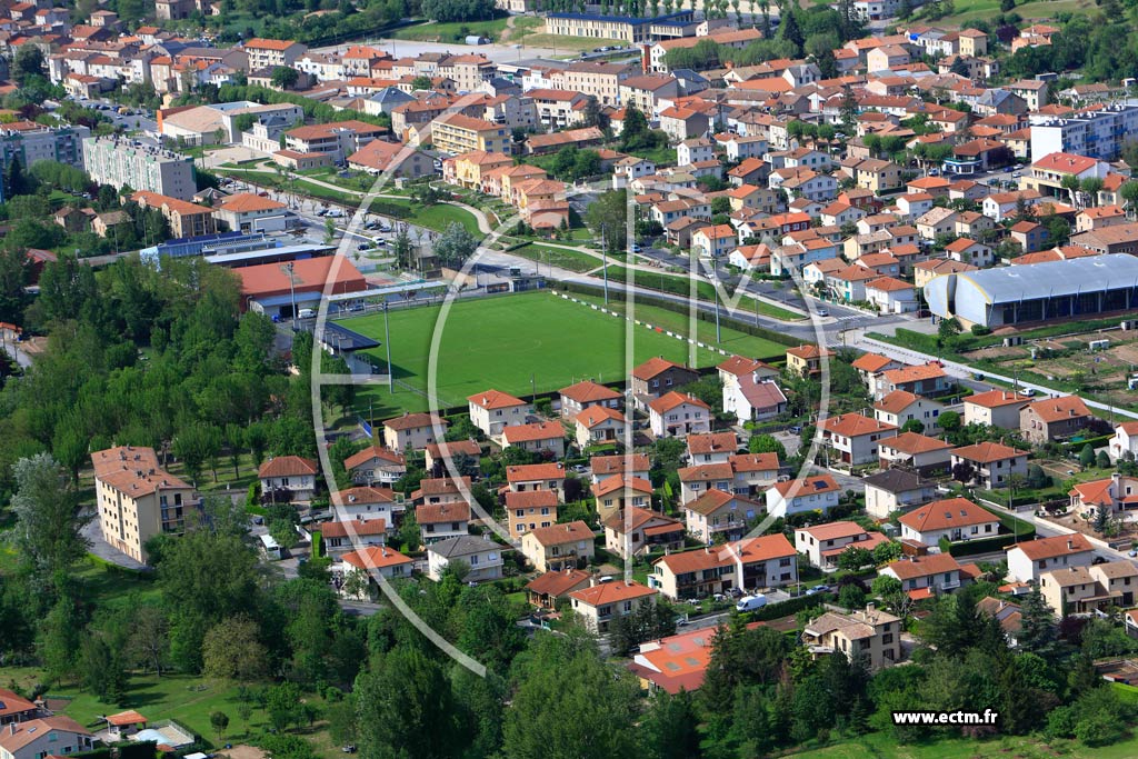 Photo arienne de Saint-Affrique
