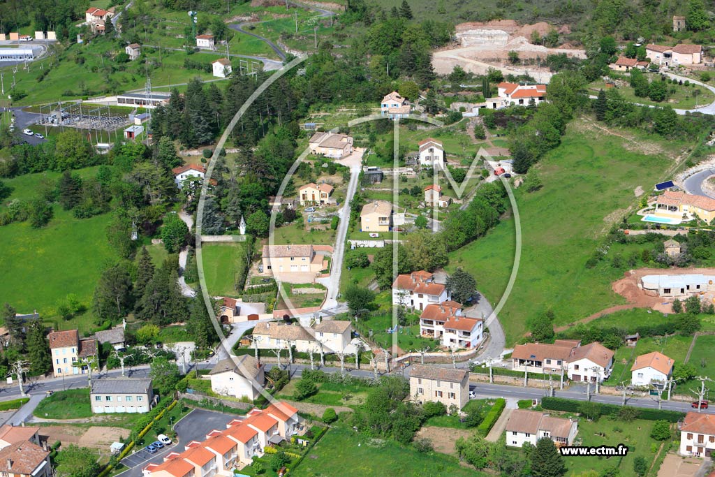 Photo arienne de Saint-Affrique