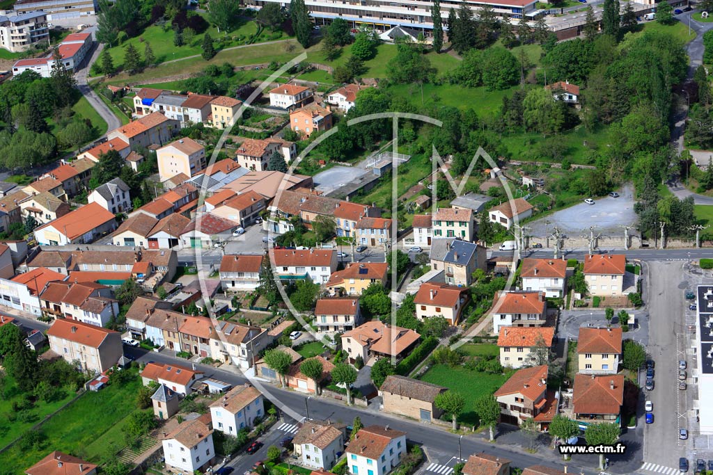 Photo arienne de Saint-Affrique