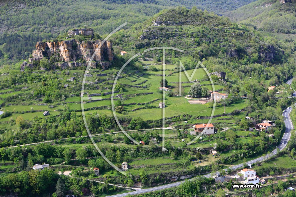 Photo arienne de Saint-Affrique