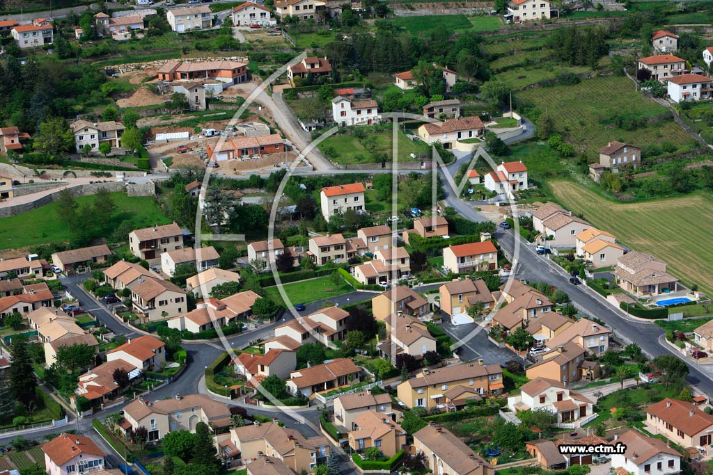 Photo arienne de Saint-Affrique