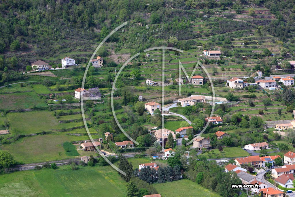 Photo arienne de Saint-Affrique