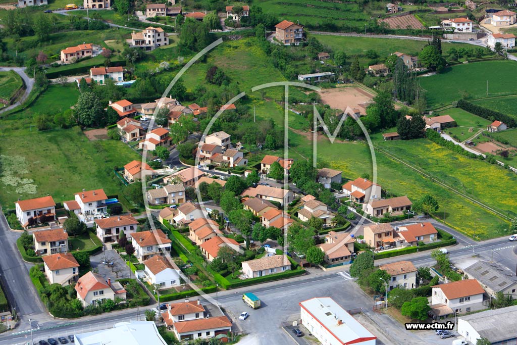 Photo arienne de Saint-Affrique (Les Cazes)