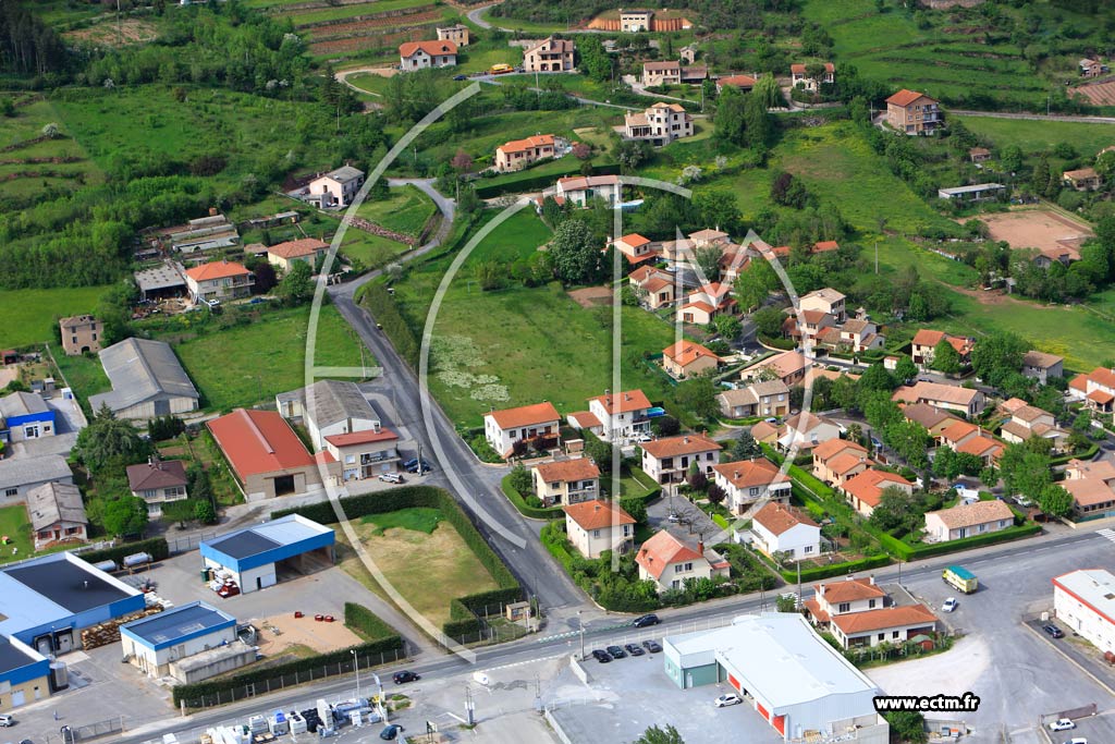 Photo arienne de Saint-Affrique (Les Cazes)