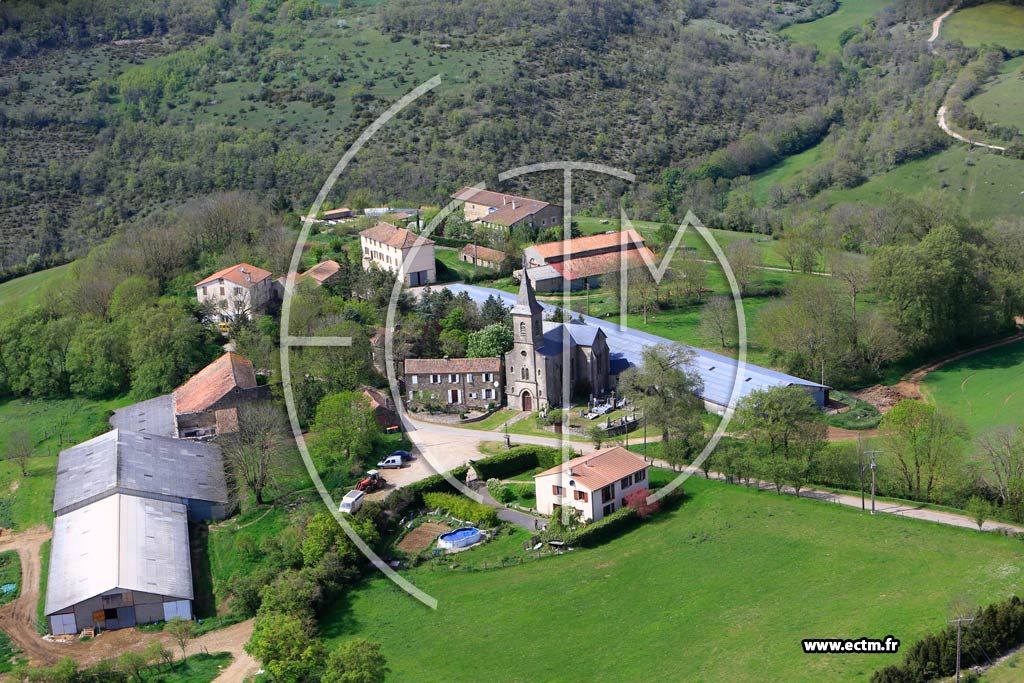 Photo arienne de Saint-Affrique (Saint-tienne de Naucoules)