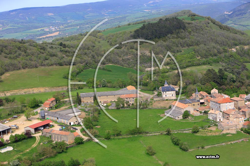 Photo arienne de Saint-Affrique (Tiergues)