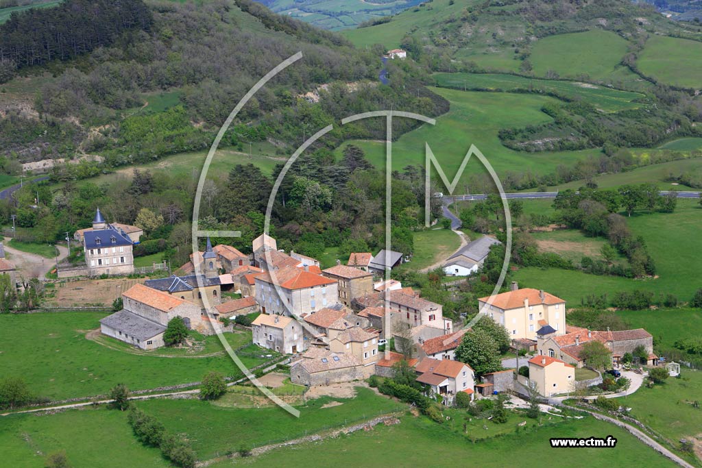 Photo arienne de Saint-Affrique (Tiergues)