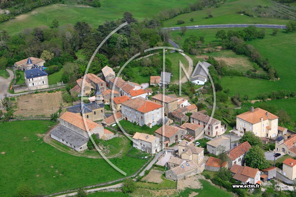 Photo arienne de Saint-Affrique (Tiergues)