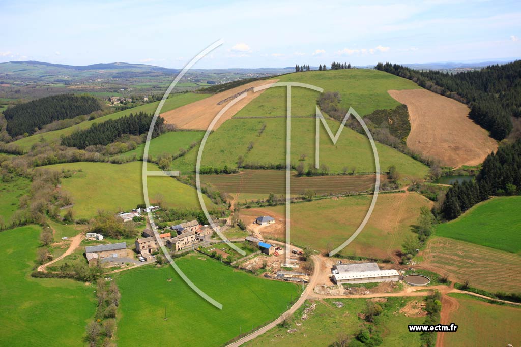 Photo arienne de Saint-Beauzly (Gaverlac)