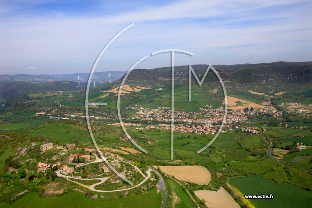 Photo arienne de Saint-Georges-de-Luzenon