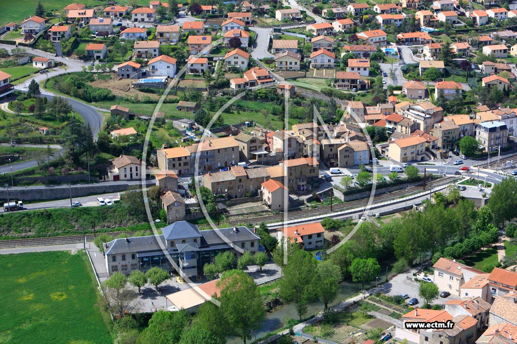 Photo arienne de Saint-Georges-de-Luzenon