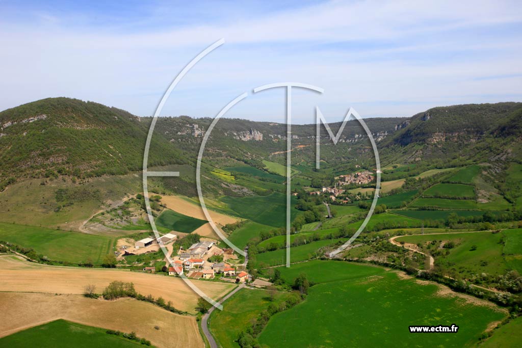 Photo arienne de Saint-Georges-de-Luzenon (Sral)