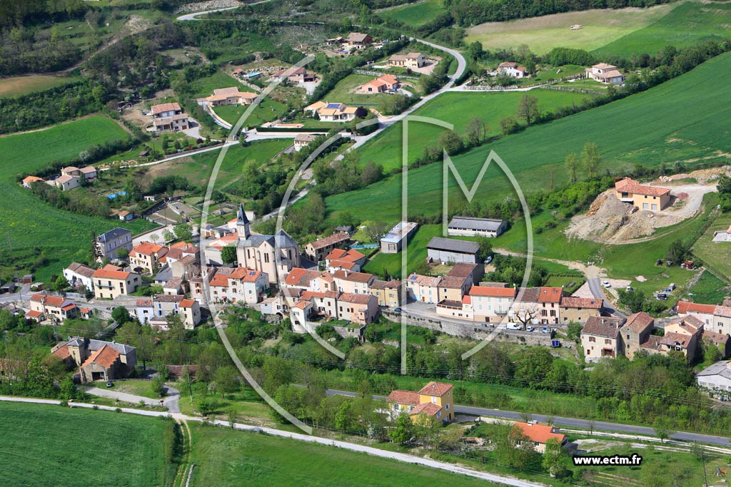 Photo arienne de Saint-Jean-d'Alcapis