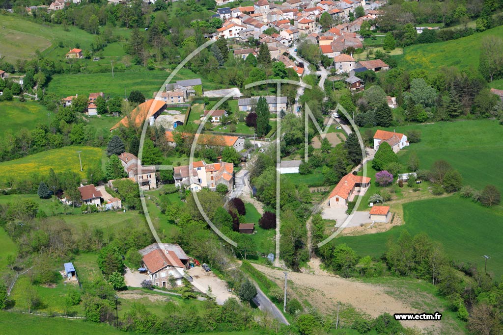 Photo arienne de Saint-Jean-et-Saint-Paul (Saint-Paul des Fonts)