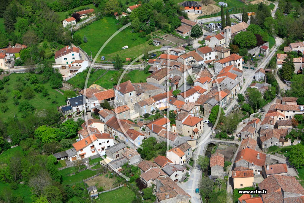 Photo arienne de Saint-Jean-et-Saint-Paul (Saint-Paul des Fonts)