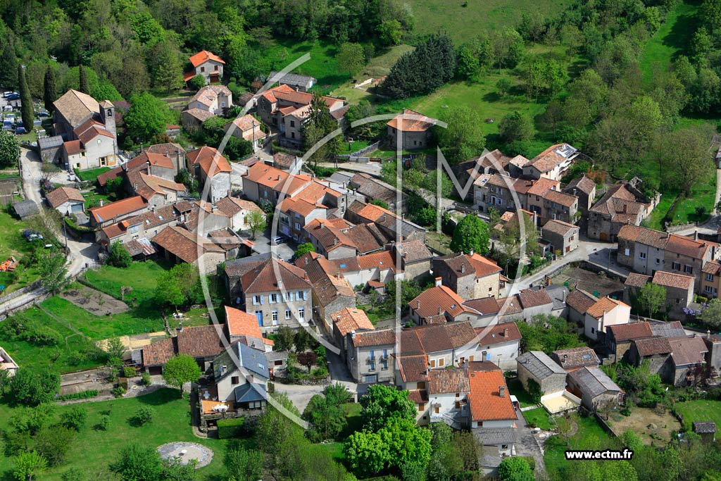 Photo arienne de Saint-Jean-et-Saint-Paul (Saint-Paul des Fonts)