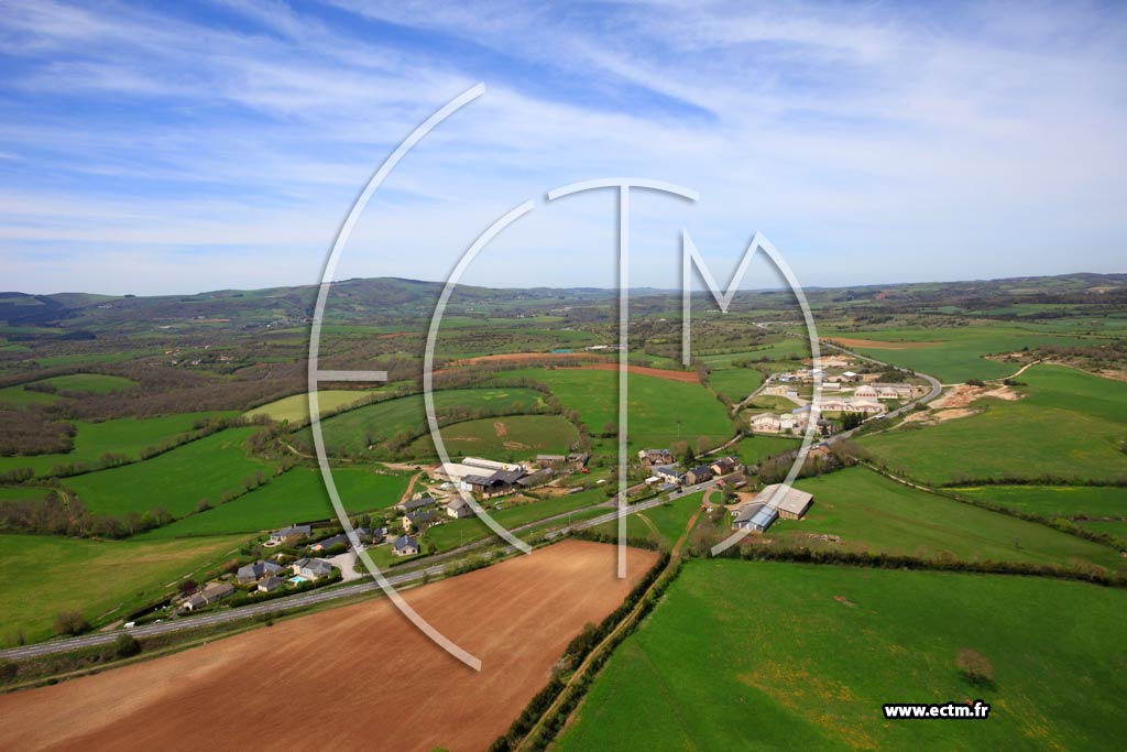 Photo arienne de Saint-Lons (La Glne)