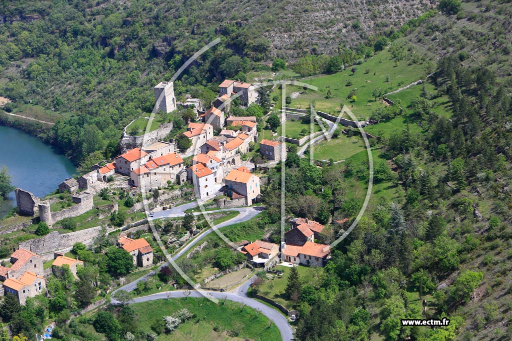 Photo arienne de Saint-Rome-de-Tarn (Auriac)
