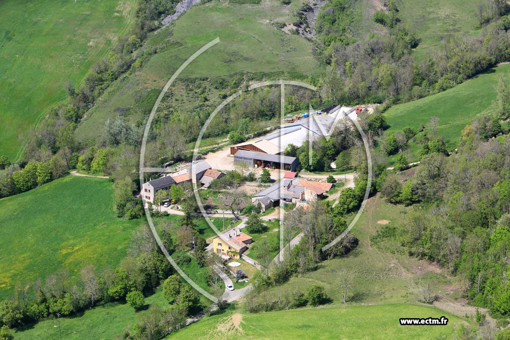 Photo arienne de Sainte-Eulalie-de-Cernon (Le Frayssinet)