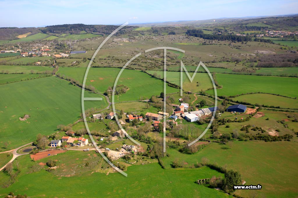 Photo arienne de Sainte-Eulalie-de-Cernon (Le Mas Trinquier)