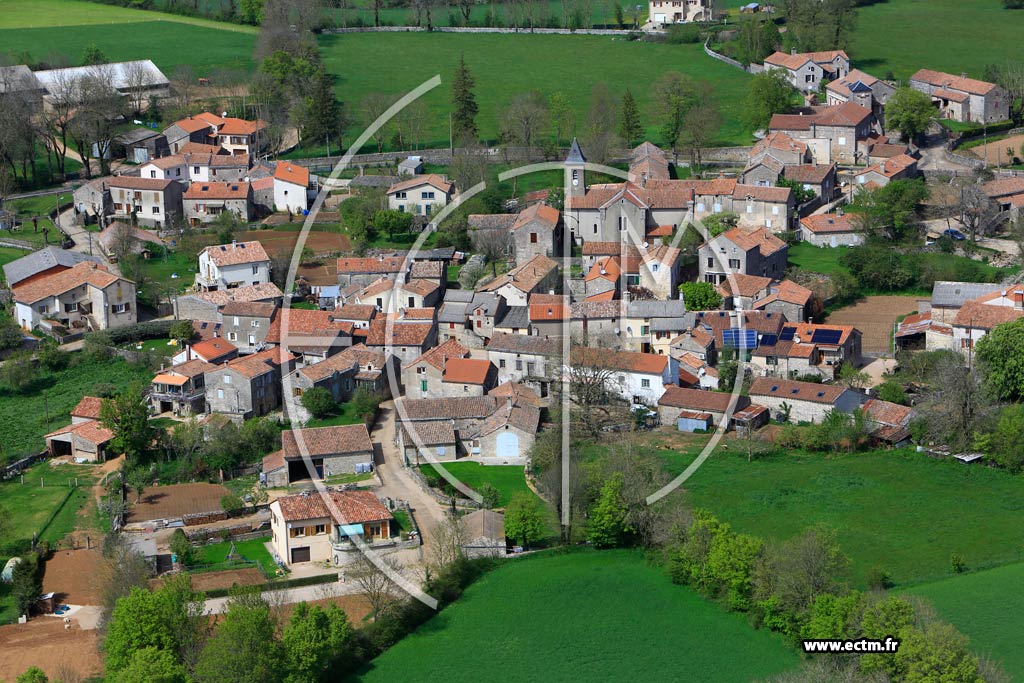Photo arienne de Viala-du-Pas-de-Jaux
