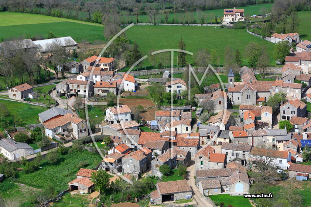 Photo arienne de Viala-du-Pas-de-Jaux