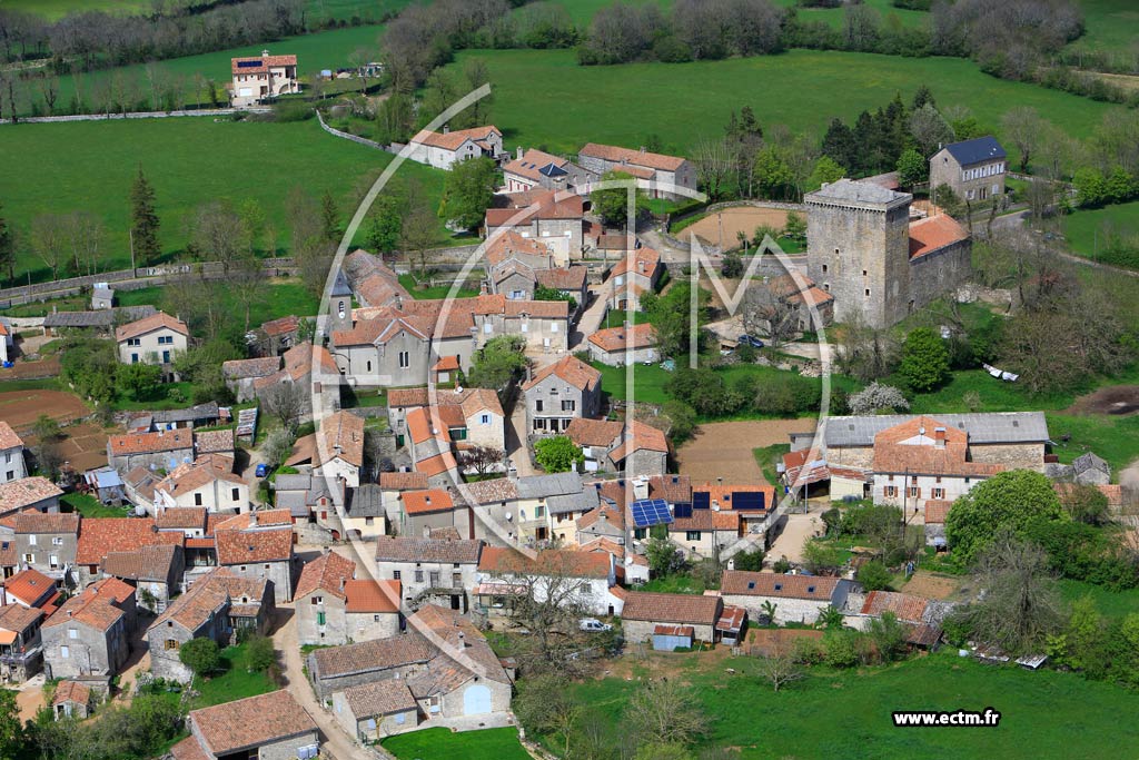 Photo arienne de Viala-du-Pas-de-Jaux