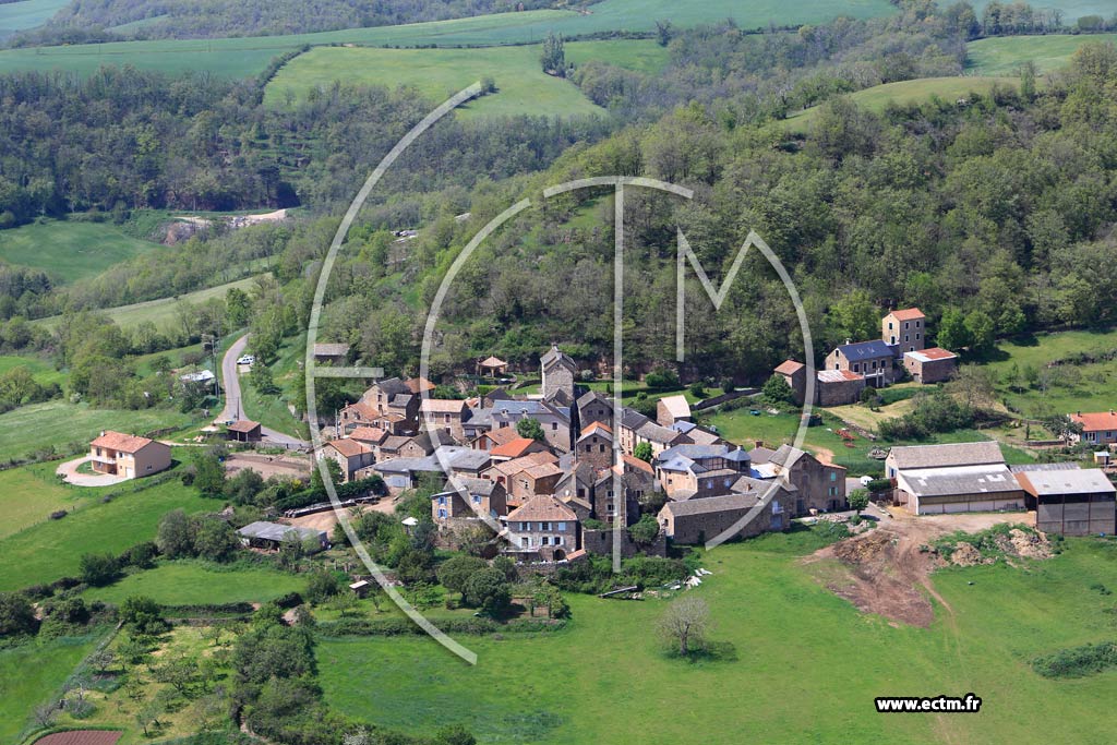 Photo arienne de Viala-du-Tarn