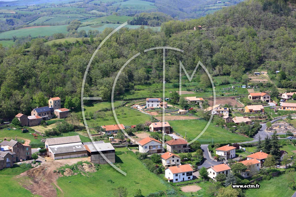Photo arienne de Viala-du-Tarn