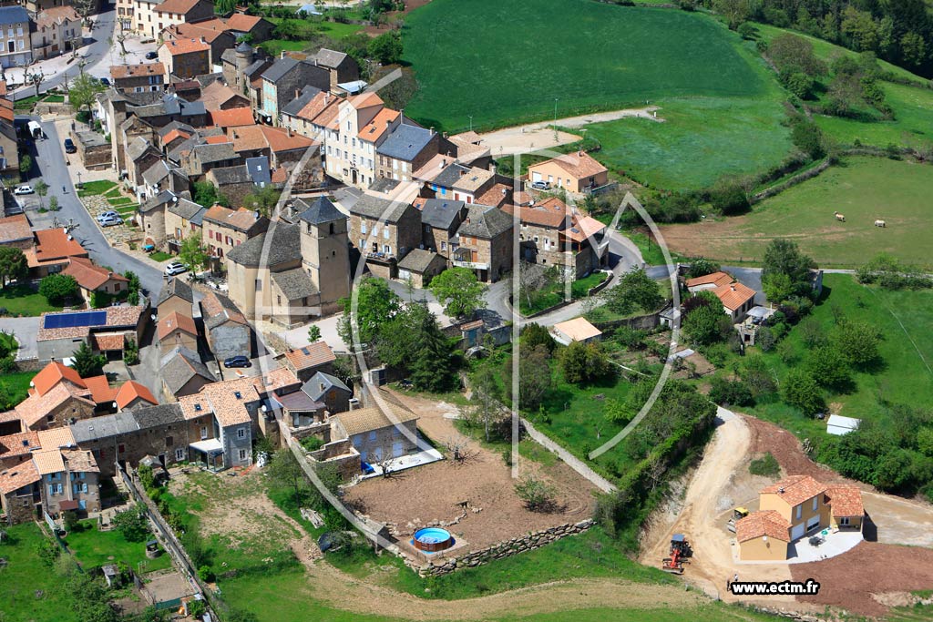 Photo arienne de Viala-du-Tarn
