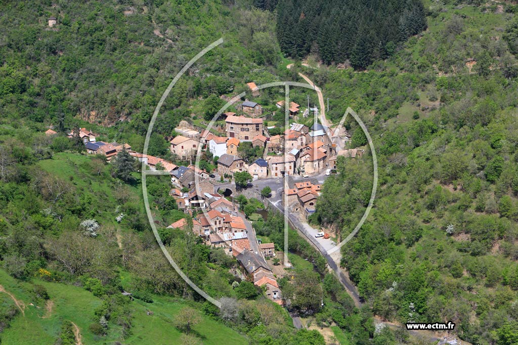 Photo arienne de Viala-du-Tarn (Le Minier)