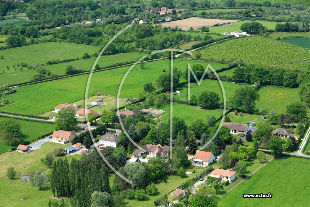 Photo arienne de Domrat (Les Gandoux)