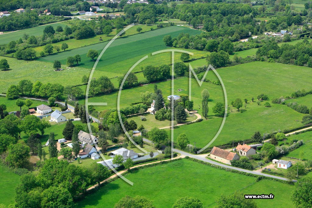 Photo arienne de Domrat (Les Gandoux)