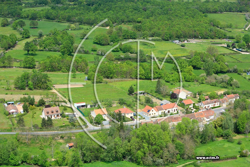 Photo arienne de Domrat (Ricros)