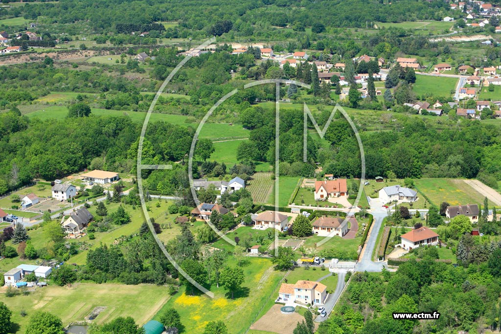 Photo arienne de Domrat (Saint-Jacques)