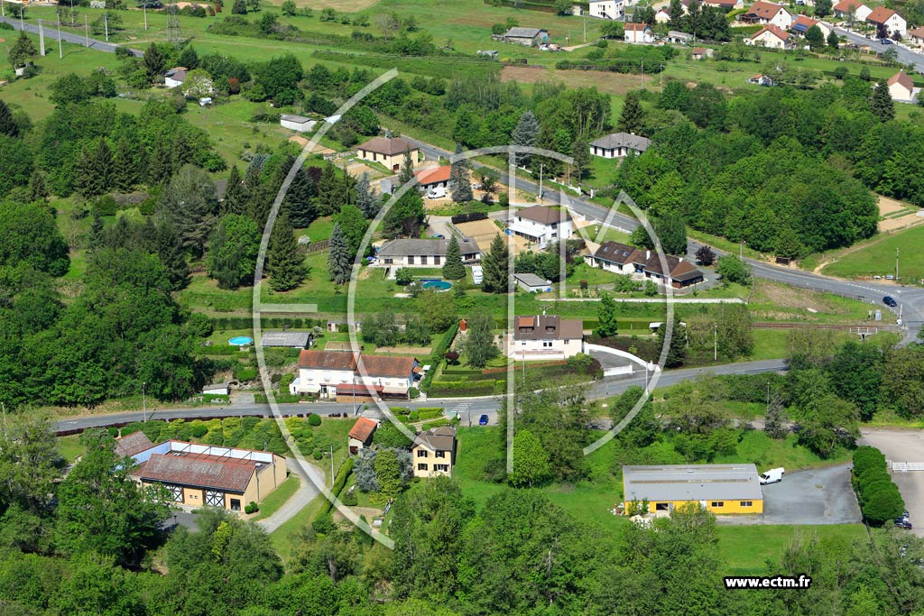 Photo arienne de Lavault-Sainte-Anne (Le Theil)