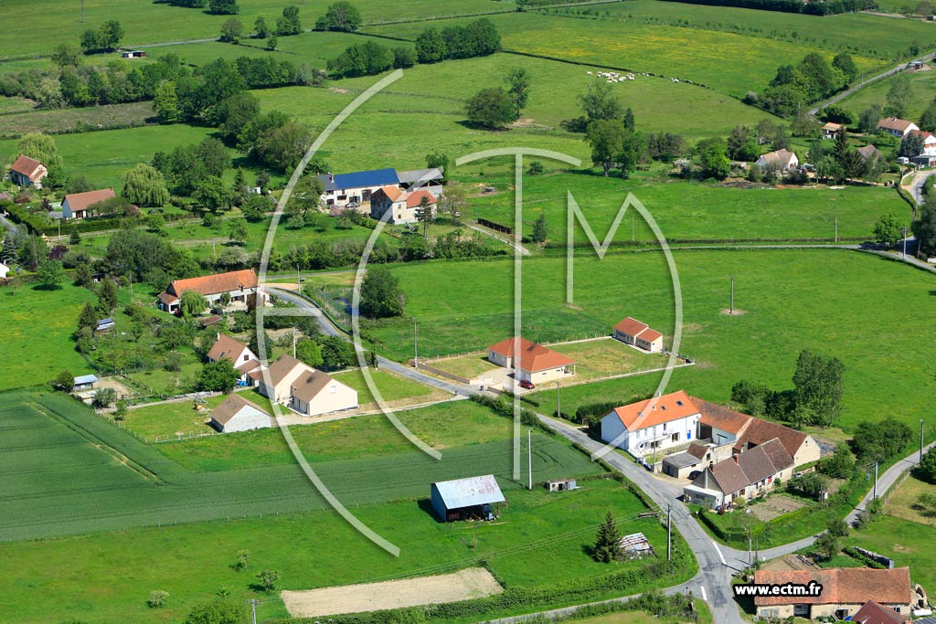 Photo arienne de Lignerolles (La Motte)