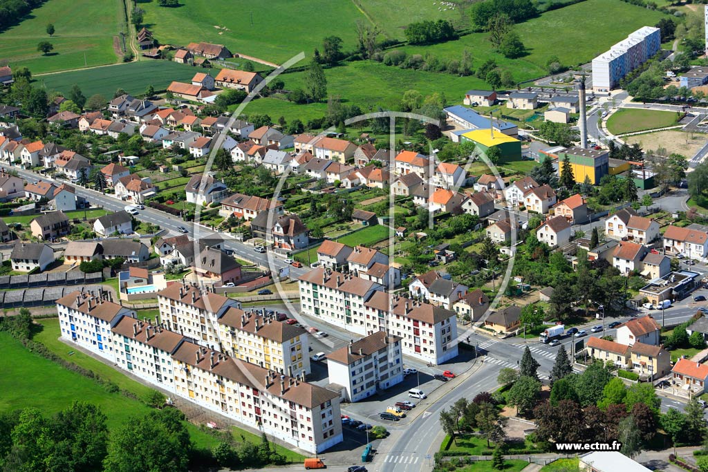 Photo arienne de Montluon (Fontbouillant)