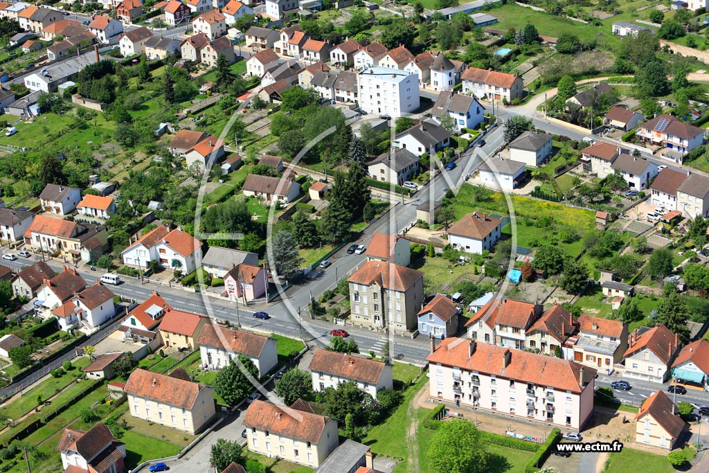 Photo arienne de Montluon (La Caserne-Les Guineberts)