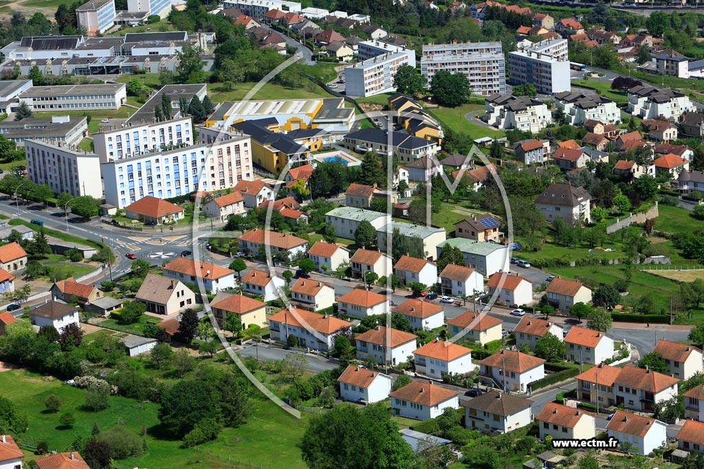 Photo arienne de Montluon (Les les Buffon)