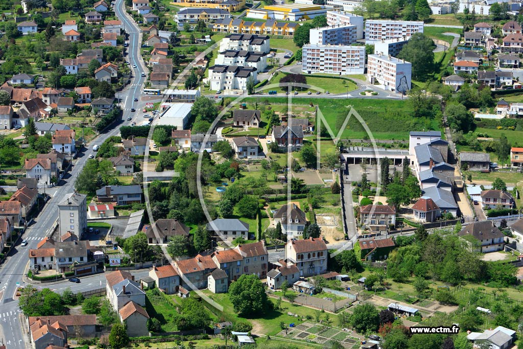 Photo arienne de Montluon (Les les Buffon)