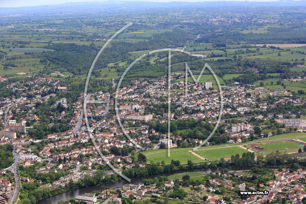 Photo arienne de Montluon (Saint Jean)