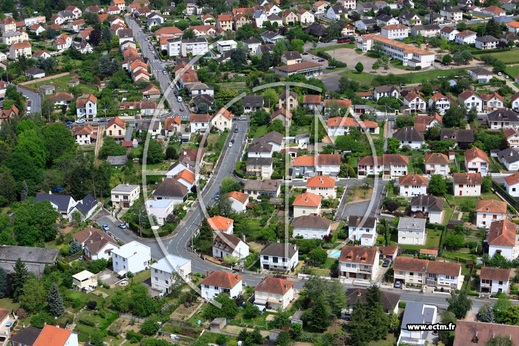 Photo arienne de Montluon (Saint Jean)